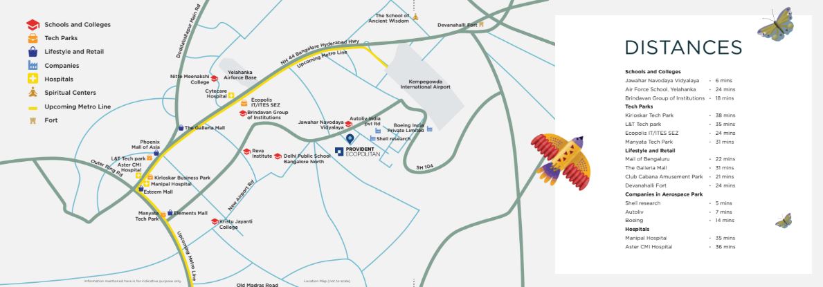 Provident Ecopolitan Location map